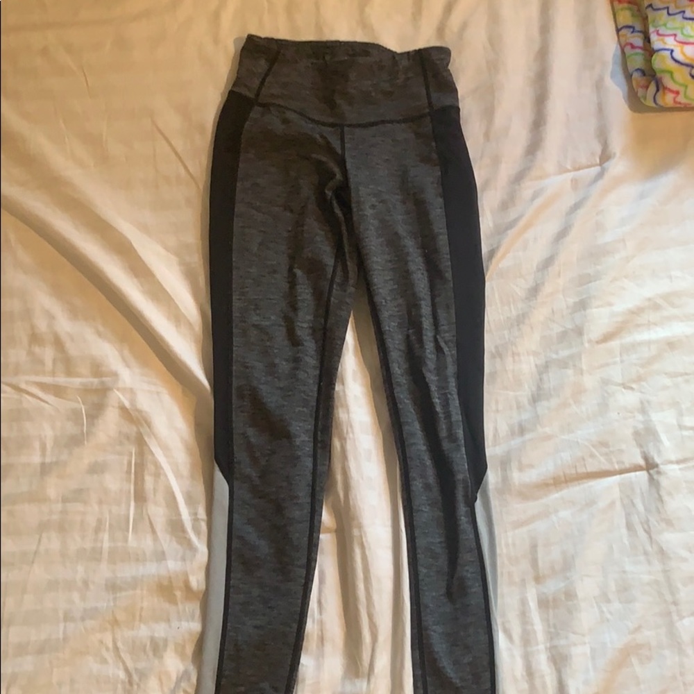 Athleta Dark Heather Grey Leggings